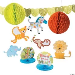 Jungle Baby Shower Decorating Kit - 10 Pc.