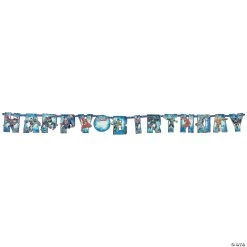 Justice Leagueâ„¢ Add-an-Age Jumbo Letter Paper Banner