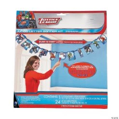 Justice League™ Add-an-Age Jumbo Letter Paper Banner 7 Justice League™ Add-an-Age Jumbo Letter Paper Banner -Party Decorations Sales Shop justice league add an age jumbo letter paper banner13754348 a02
