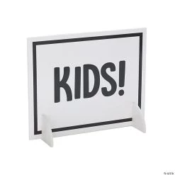 Kid’s Activity Table Sign