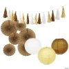 Kraft Paper Hanging Decor Decorating Kit - 13 Pc. -Party Decorations Sales Shop kraft paper hanging decor decorating kit 13 pc 14092262