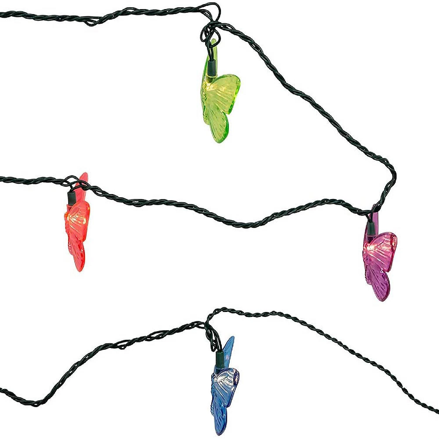 Kurt Adler #UL4338 Novelty Butterfly String Lights, Multi-Colored, 11.5 feet 6 Kurt Adler #UL4338 Novelty Butterfly String Lights, Multi-Colored, 11.5 feet - Image 4