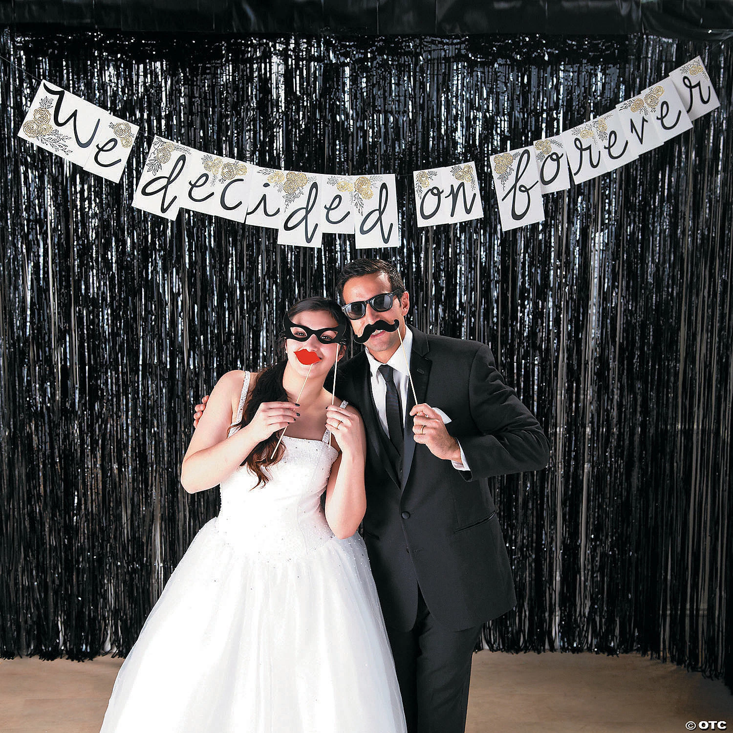 Large Metallic Fringe Backdrop Curtains 7 Large Metallic Fringe Backdrop Curtains - Image 5