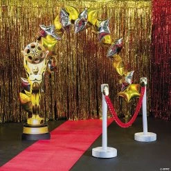 Large Metallic Fringe Backdrop Curtains -Party Decorations Sales Shop large gold metallic fringe backdrop curtain3 6195 a03