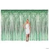 Large Metallic Fringe Backdrop Curtains -Party Decorations Sales Shop large green metallic fringe backdrop curtain13824667