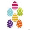 Large Hanging Easter Egg Decorations - 6 Pc. -Party Decorations Sales Shop large hanging easter egg decorations 6 pc 13961526