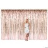 Large Metallic Fringe Backdrop Curtains -Party Decorations Sales Shop large rose gold metallic fringe backdrop curtain13794379