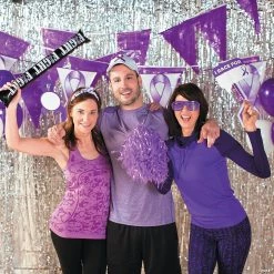 Large Metallic Fringe Backdrop Curtains -Party Decorations Sales Shop large silver metallic fringe backdrop curtain3 6194 a05