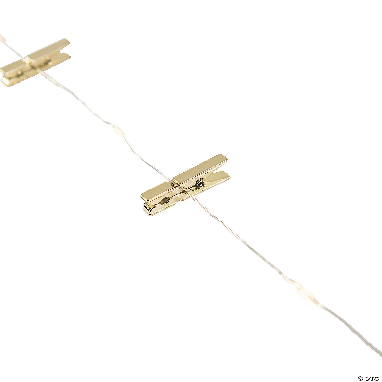 LED Gold Photo Clip String Lights 5 LED Gold Photo Clip String Lights - Image 3