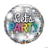 Let’s Party Disco Ball 18" Mylar Balloon -Party Decorations Sales Shop let s party disco ball 18 mylar balloon13993362