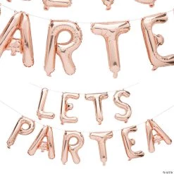 Lets Partea Mylar Balloon Garland