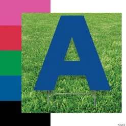 Letter A Yard Signs