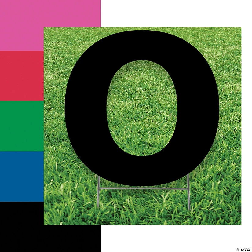 Letter O Yard Signs 3 Letter O Yard Signs