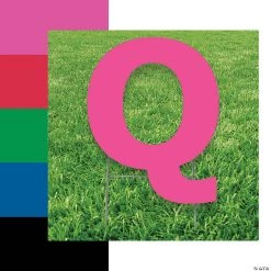 Letter Q Yard Signs