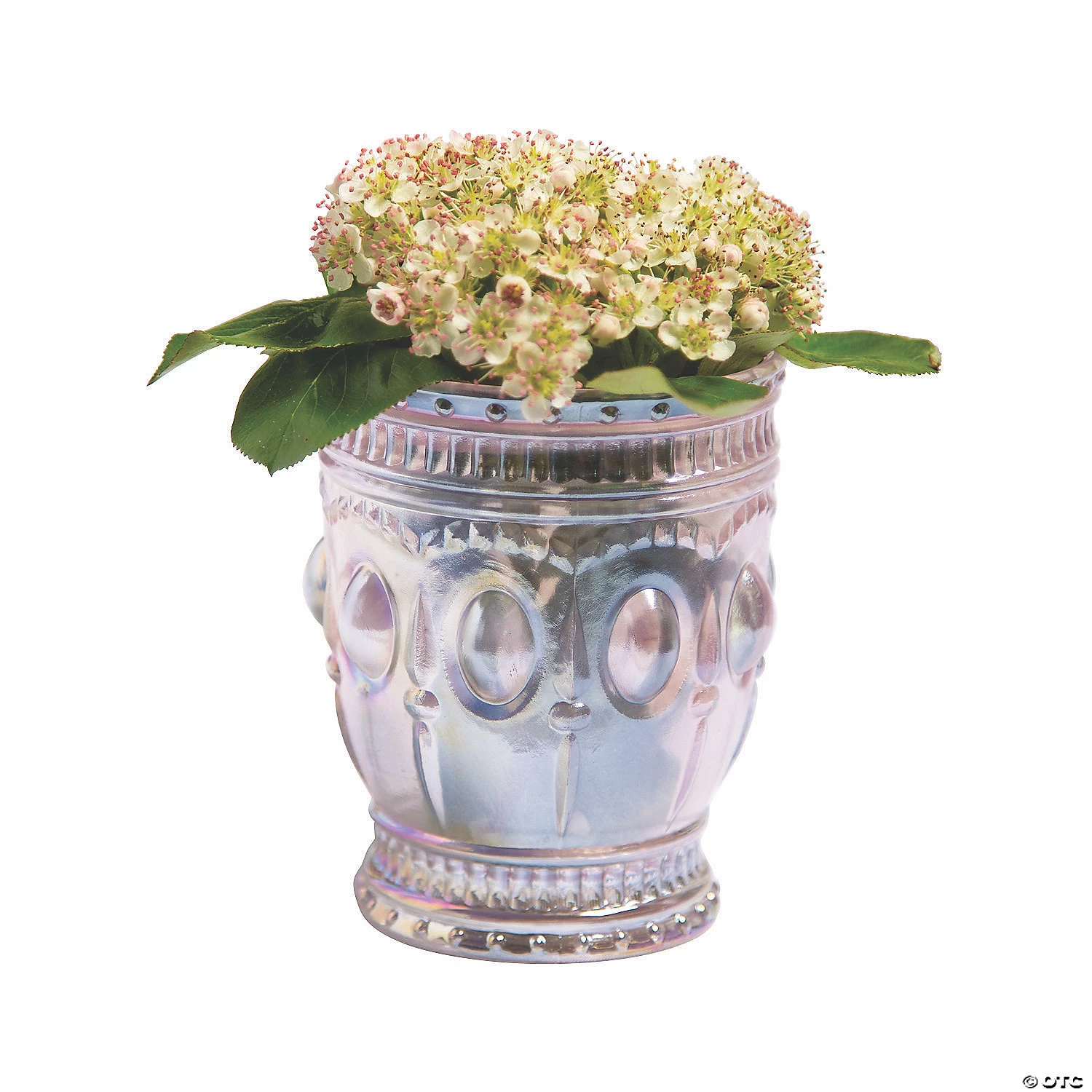 Light Pink Vintage Votive Candle Holders - 6 Pc. 4 Light Pink Vintage Votive Candle Holders - 6 Pc. - Image 2