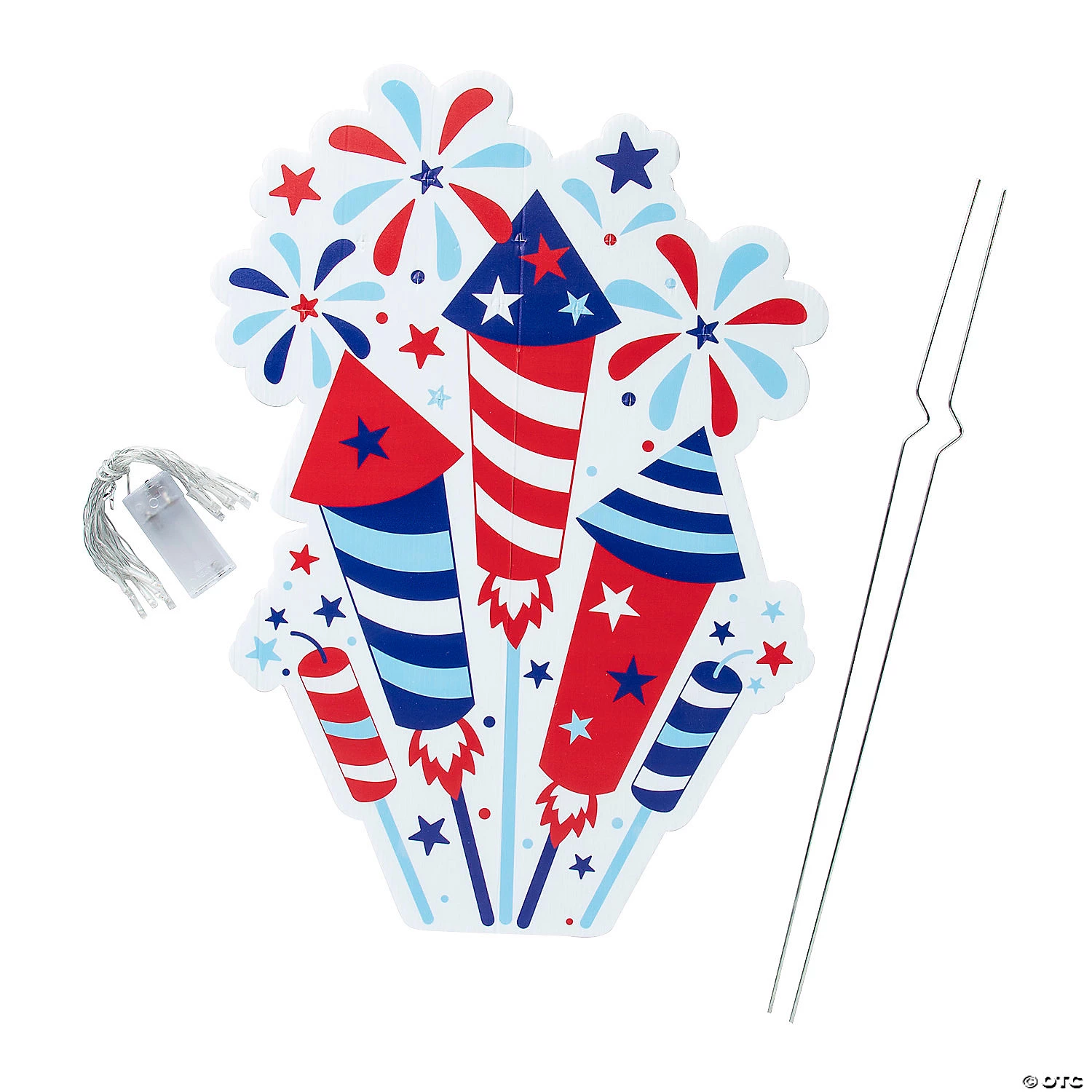 Light-Up Firework Yard Sign Kit - Makes 1 6 Light-Up Firework Yard Sign Kit - Makes 1 - Image 4