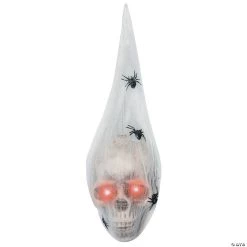 Light-Up Larva Head Halloween Decoration