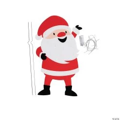 Light-Up Santa Yard Sign Kit 7 Light-Up Santa Yard Sign Kit -Party Decorations Sales Shop light up santa yard sign kit14091635 a02