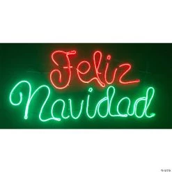 Lighted Feliz Navidad Sign