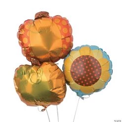Lil’ Pumpkin Party 20" Mylar Balloons - 3 Pc.