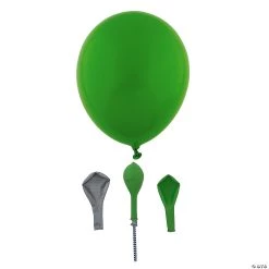 Chrome Custom Color Double Stuffed 11" Latex Balloons - Makes 24