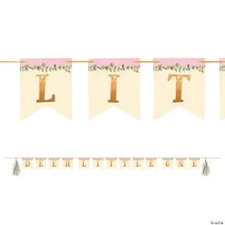Little Deer First Birthday Party Banner