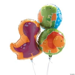 Little Dino 18" - 24 1/4" Mylar Balloons - 3 Pc.