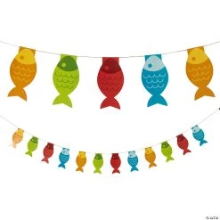 Little Fisherman Fish Paper Pennant Banner
