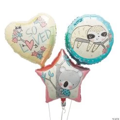 Little Panda & Friends 18" Mylar Balloon Set - 3 Pc.