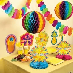 Luau Decorating Kit - 10 Pc. -Party Decorations Sales Shop luau decorating kit 10 pc 34 1994 a01