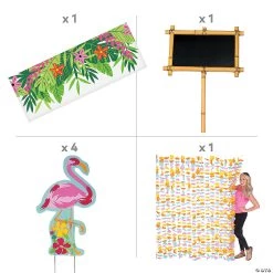 Luau Outdoor Decorating Kit - 7 Pc. -Party Decorations Sales Shop luau outdoor decorating kit 7 pc 13968340 a01