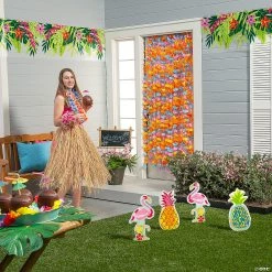 Luau Outdoor Decorating Kit - 7 Pc. -Party Decorations Sales Shop luau outdoor decorating kit 7 pc 13968340 a02