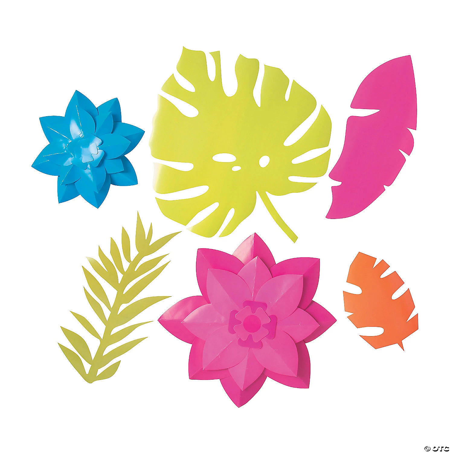 Luau Tropical Cutouts - 50 Pc. 4 Luau Tropical Cutouts - 50 Pc. - Image 2