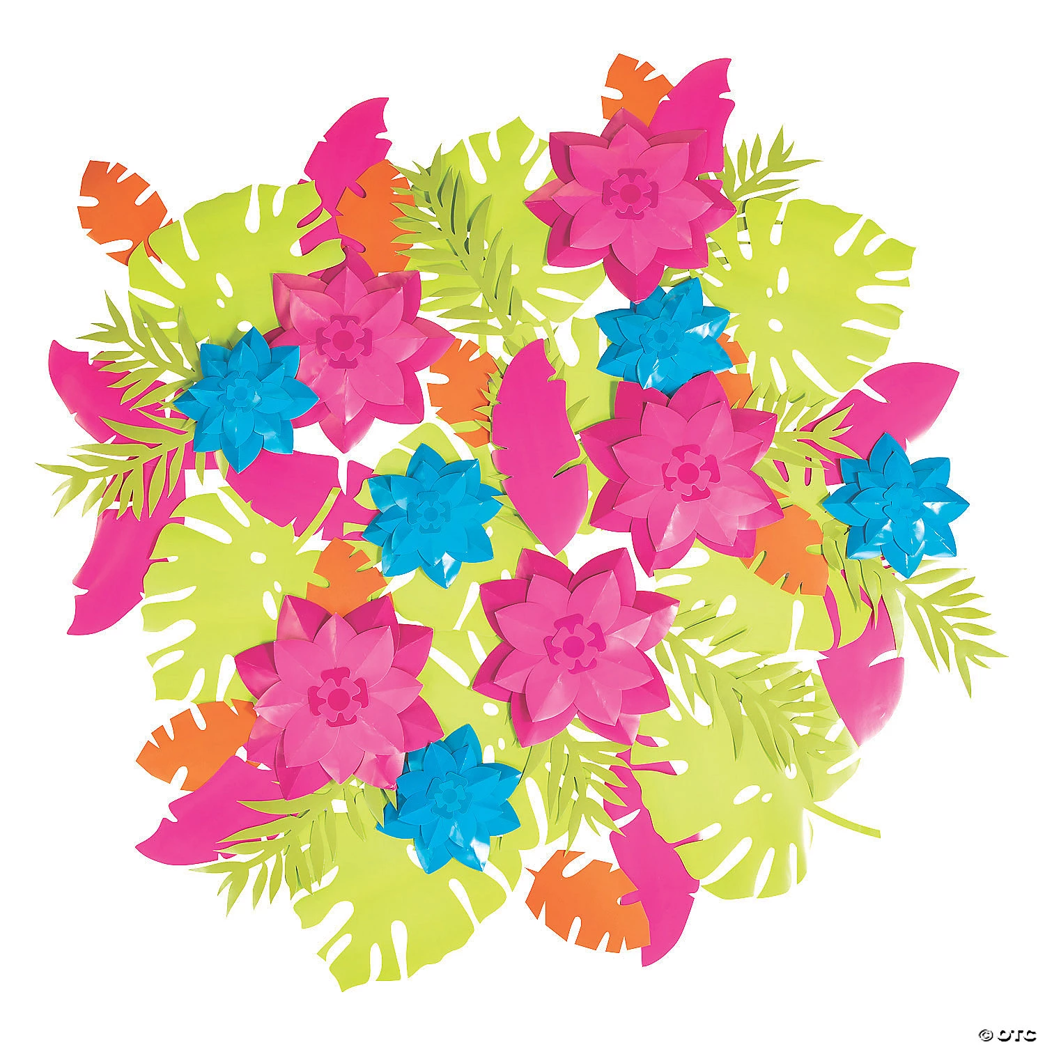 Luau Tropical Cutouts - 50 Pc. 3 Luau Tropical Cutouts - 50 Pc.