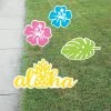Luau Yard Signs - 4 Pc. -Party Decorations Sales Shop luau yard signs 4 pc 13935781