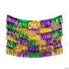 Mardi Gras Fringe Garland Backdrop - 6 Pc. -Party Decorations Sales Shop mardi gras fringe garland backdrop 6 pc 13961730