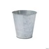 Medium Galvanized Pots - 6 Pc. 1 Medium Galvanized Pots - 6 Pc. -Party Decorations Sales Shop medium galvanized pots 6 pc 13745713