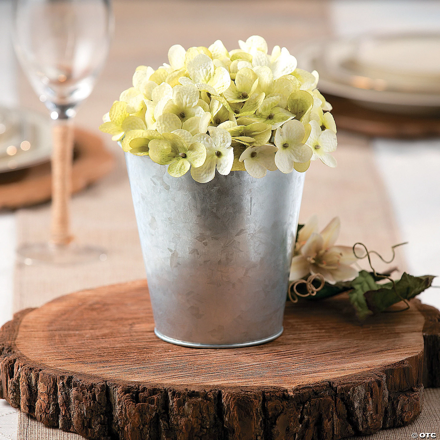 Medium Galvanized Pots - 6 Pc. 4 Medium Galvanized Pots - 6 Pc. - Image 2