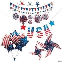 Mega Patriotic Parade Decorating Kit - 71 Pc.