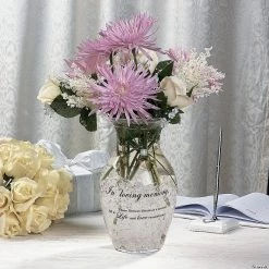 Memorial Glass Vase -Party Decorations Sales Shop memorial glass vase91 5822a a01