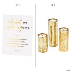 Memorial Sign & Candle Holder Kit - 4 Pc. -Party Decorations Sales Shop memorial sign and candle holder kit 4 pc 14106272 a01