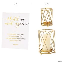 Memorial Sign & Candle Holder Kit 5 Memorial Sign & Candle Holder Kit -Party Decorations Sales Shop memorial sign and candle holder kit14092258 a01