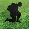 Metal Kneeling Soldier Silhouette Yard Sign -Party Decorations Sales Shop metal kneeling soldier silhouette yard sign14106032