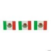 Mexican Flag Plastic Pennant Banner -Party Decorations Sales Shop mexican flag plastic pennant banner3 5051