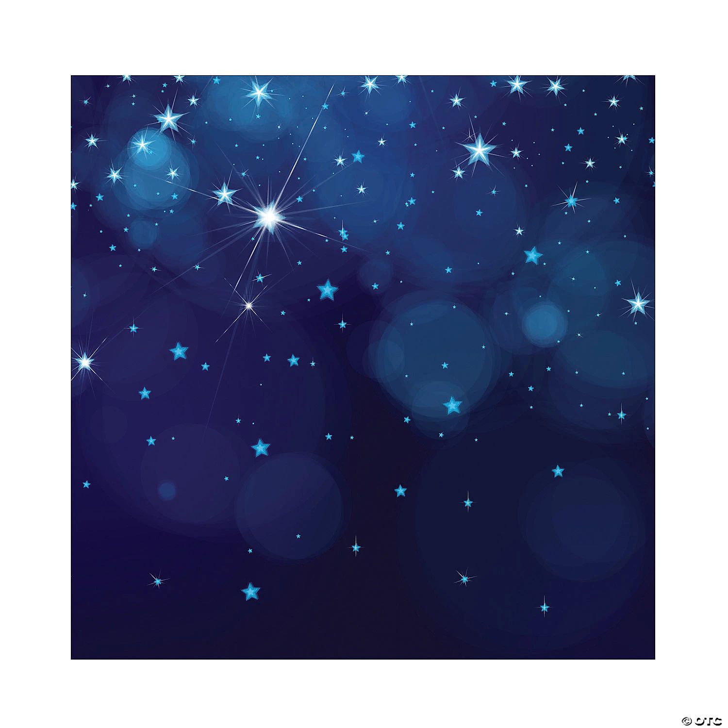 Midnight Blue Starry Night Backdrop 3 Midnight Blue Starry Night Backdrop