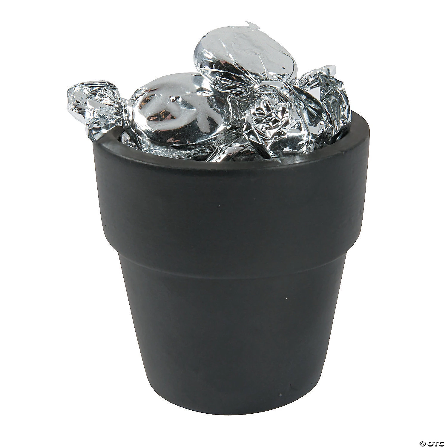 Mini Ceramic Chalkboard Flowerpots - 12 Pc. 4 Mini Ceramic Chalkboard Flowerpots - 12 Pc. - Image 2