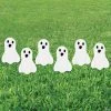 Mini Ghost Sidewalk Sign Halloween Decorations - 6 Pc. 2 Mini Ghost Sidewalk Sign Halloween Decorations - 6 Pc. -Party Decorations Sales Shop mini ghost sidewalk sign halloween decorations 6 pc 13952257