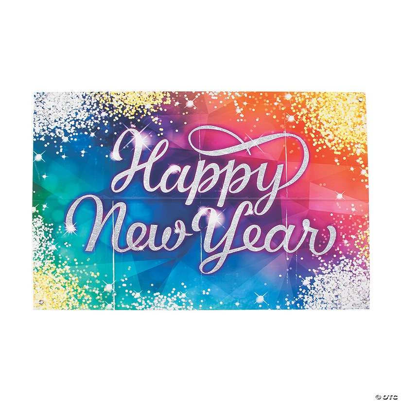 Mini New Year's Eve Jeweltone Banner 3 Mini New Year's Eve Jeweltone Banner