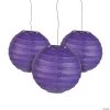 Mini Paper Lanterns - 12 Pc. 1 Mini Paper Lanterns - 12 Pc. -Party Decorations Sales Shop mini purple hanging paper lanterns 12 pc 13696882