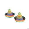 Mini Sombrero Piñatas - 3 Pc. -Party Decorations Sales Shop mini sombrero pi atas 3 pc 13788540